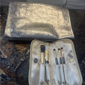 Lancome Gold Metallic Cosmetic Bag-New‎